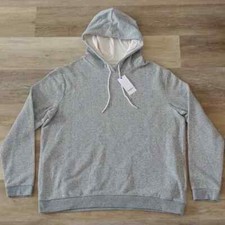 NWT Goodfellow  Co Men's Soft Hooded Pullover Grey Size XXL