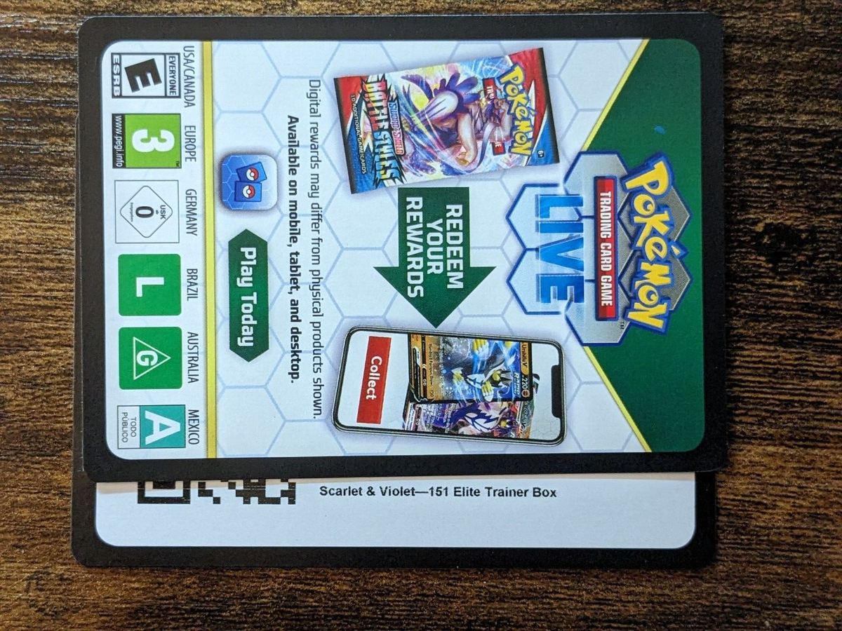 Scarlet Violet 151 ETB Promo SNORLAX SVP051 Pokemon TCG Live Online Code  Card