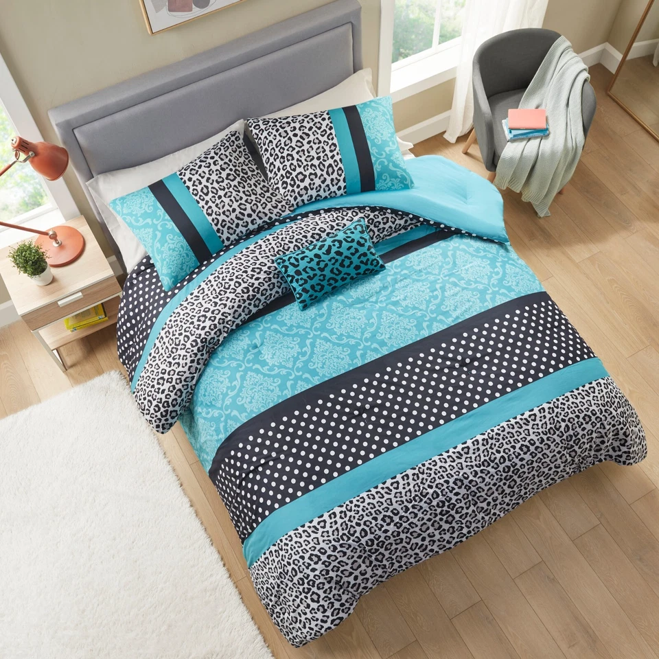 Mi Zone Comforter Set Fun Bedroom Décor Modern All Season Cozy Bedding Layer - Image 2 of 4