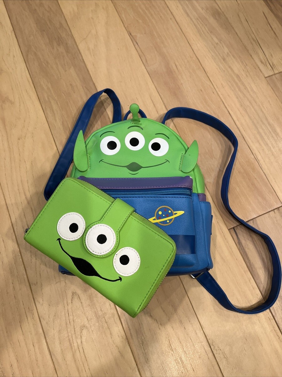 loungefly mini backpack Toy Story Alien And Wallet | eBay display picture 1