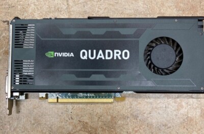 4 GB NVIDIA QUADRO K4000 2 Display Ports 1 DVI Port