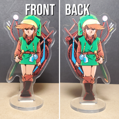 Retro Link acrylic standee △ The Legend of Zelda △ Hyrule Link