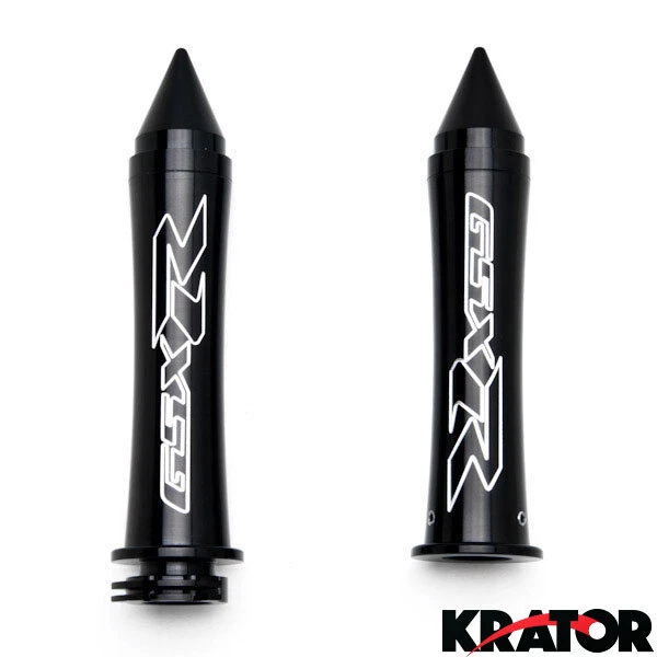 Empuñaduras con extremos de barra con logotipo empuñaduras para Suzuki GSXR 600 750 1000 personalizado Foto 4 de 4
