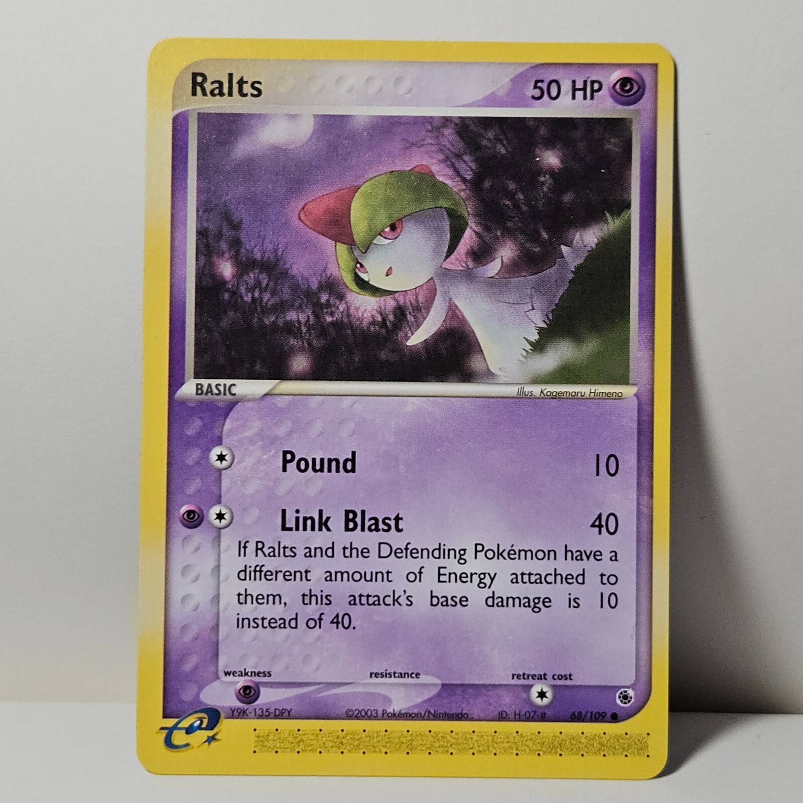 Ralts 68/109 Pokemon Trading Card TCG