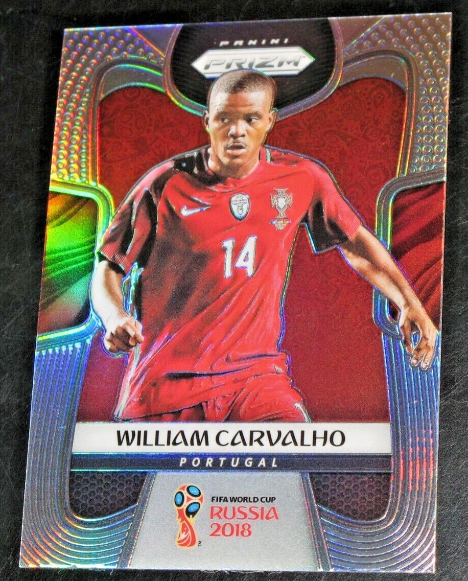 2018 Prizm World Cup William Carvalho SILVER Prizms Refractor Parallel Base