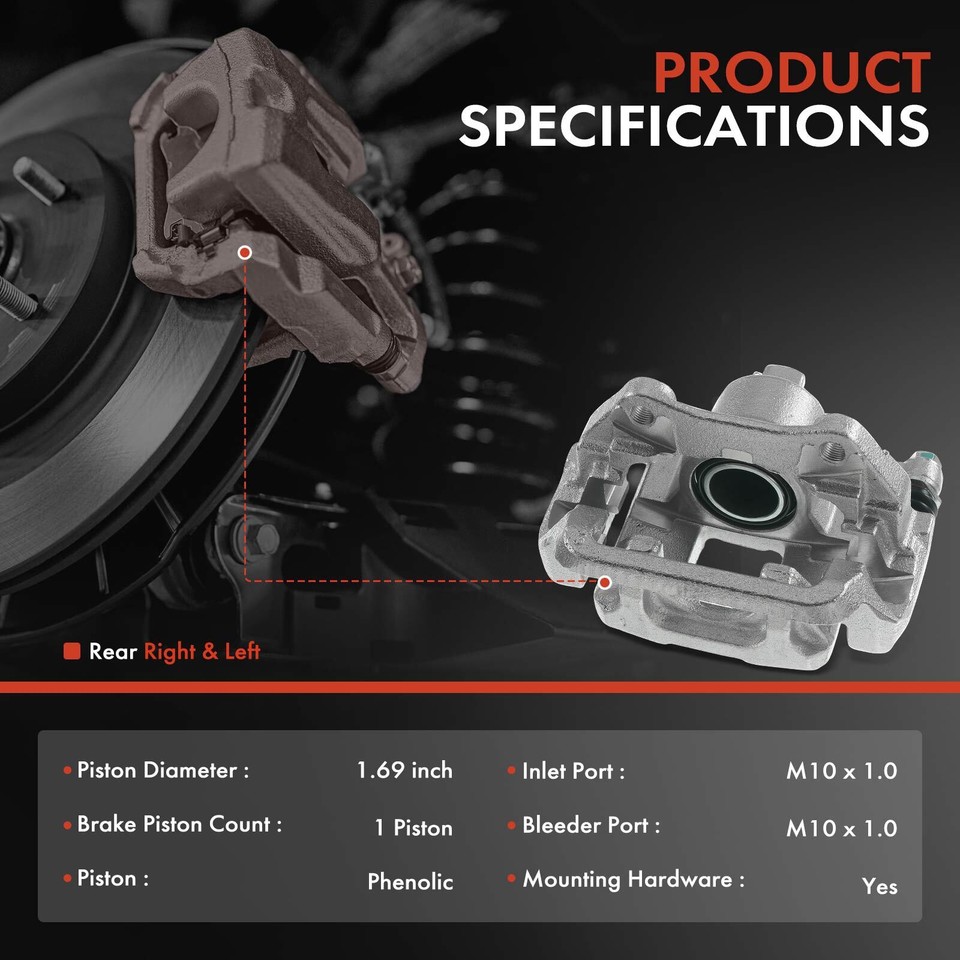 PowerStop Rear Calipers | 2001–2006 Acura MDX (S2674)