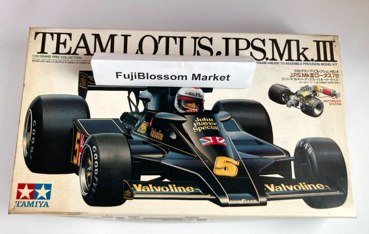 値下げ Tamiya Lotus J.P.S Mk.III 1/20 Lotus J.P.S.Mk.III / TAMIYA 1/20 Formula1 / Scale Model / F1