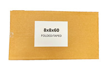 25 Tall Corrugated Boxes – 4x4x60 – Single Wall Cardboard – Made In USA – ShippingSuppliesByMail