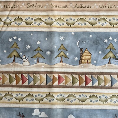 IT'S ELEMENTARY by Jacqueline Paton Red Rooster Fabrics Rows- BY THE HALF YARD