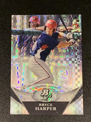 2011 Bowman Platinum Prospects X-Fractor #BPP1 Bryce Harper Rookie RC