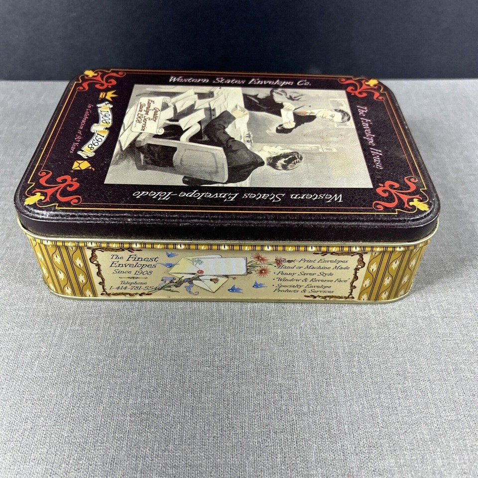 Western States Envelope Company Tin Toledo 90th Anniversary CARDS