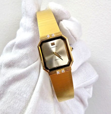 SEIKO Lassale Quartz 17MM Gold Vintage Women's Bangle Watch - 550120