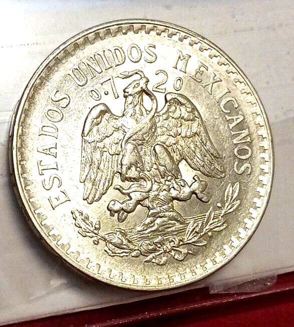 Mexico 1920 Silver Peso Key Date Low Mintage AU Details KM#455 - Image 4 of 4