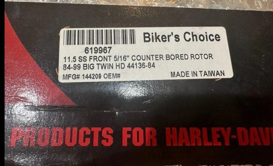 Rotor de freio Harley-Davidson, dianteiro, Sportster 883/1200, Softail, +mais, 44136-84 - Imagem 3 de 4