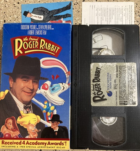 WHO FRAMED ROGER RABBIT BOB HOSKINS VHS | eBay