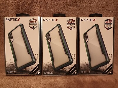 Lot of 3: Raptic Shield Cell Phone Case For Galaxy A50 Clear