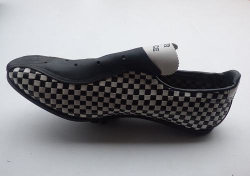 VIGORELLI TDF BRAIDED LEATHER BICYCLE SHOES SIZE 41 - NOS - NIB - Picture 7 of 13