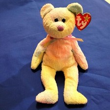 Ty Groovy Tie-Dye Bear Beanie Baby NWT