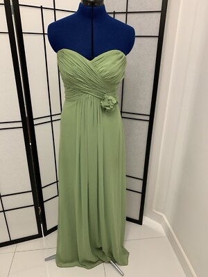 apple slice bridesmaid dresses Wedtrend Women Eucalyptus A Line Sweetheart Off the Shoulder Long Bridesmaid Dress With Slit, Eucalyptus / US24W
