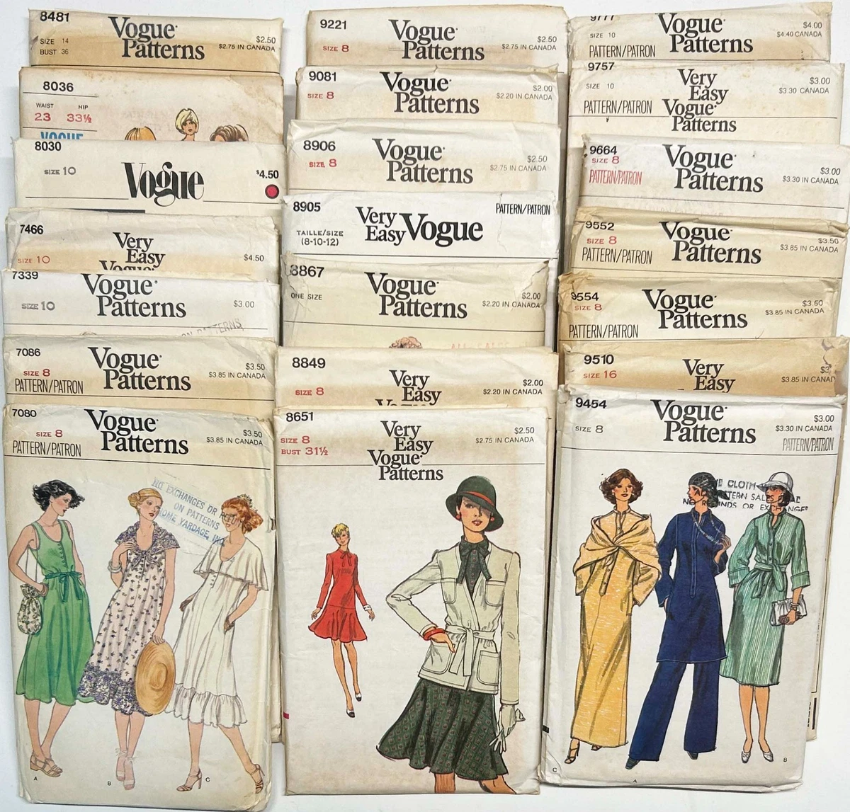 希少なヴィンテージVogue クチュールパターン Vintage Vogue In Sewing Patterns for sale | eBay