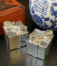 🎄🎄🎄 Tiffany & Co Sterling Silver Blue Box Salt Pepper Pair Philippines c1990