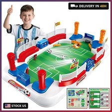 Mini Foosball Table Soccer Board Games for Kids Adults Indoor Table Games with D