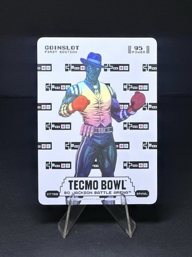 Bo Jackson Battle Arena Tecmo Bowl Coinslot Daniel Jones SORE THUMB BRAWL FOIL