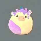 Squishmallows Purple & White Cow Beanbag Plush Stuffed Animal 2022 SQCR08279 — photo 1