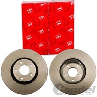 2X TRW Bremsscheiben 300Mm BelÜFtet Vorne Passend FÜR Ford C-MAX Focus Grand