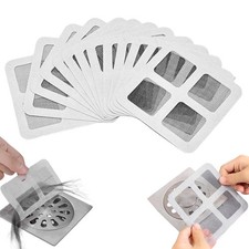 50Pcs Disposable Shower Drain Cover Hair Catcher, Disposable Floor Drain Stic...