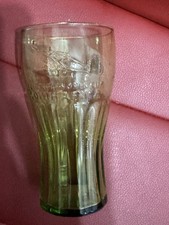 Coca Cola Glass McDonalds 2010  FIFA  World Cup Limited Edition Green