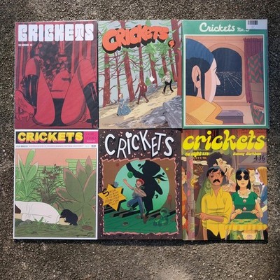 CRICKETS 3 - 8 Lot Sammy Harkham Blood of the Virgin Full Set Drawn & Quarterly