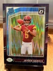 2024 Panini Donruss Optic - Rated Rookie Jayden Daniels #248 Purple Shock Prizm