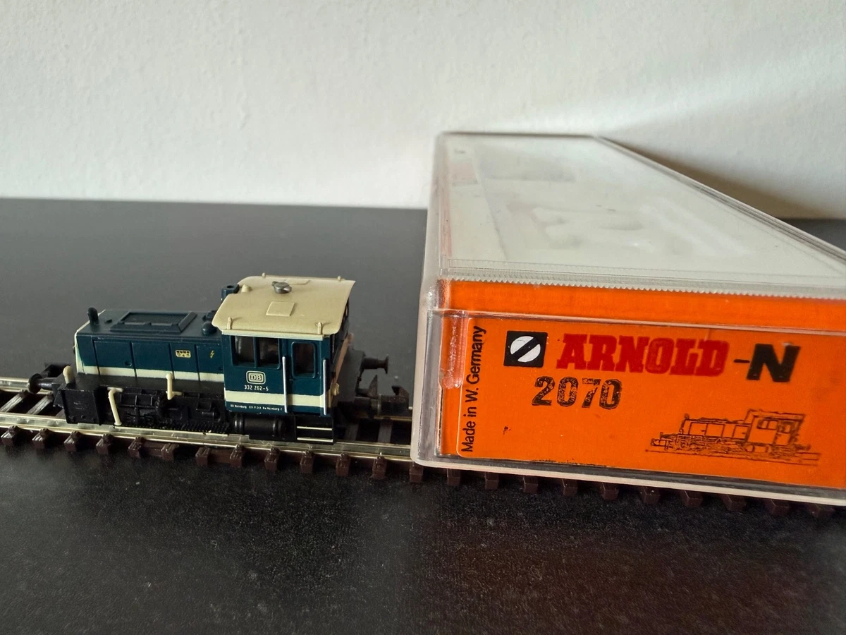 Arnold 2070 Köf BR 332 262-5 Spur Kleindiesellok Ozeanblau OVP