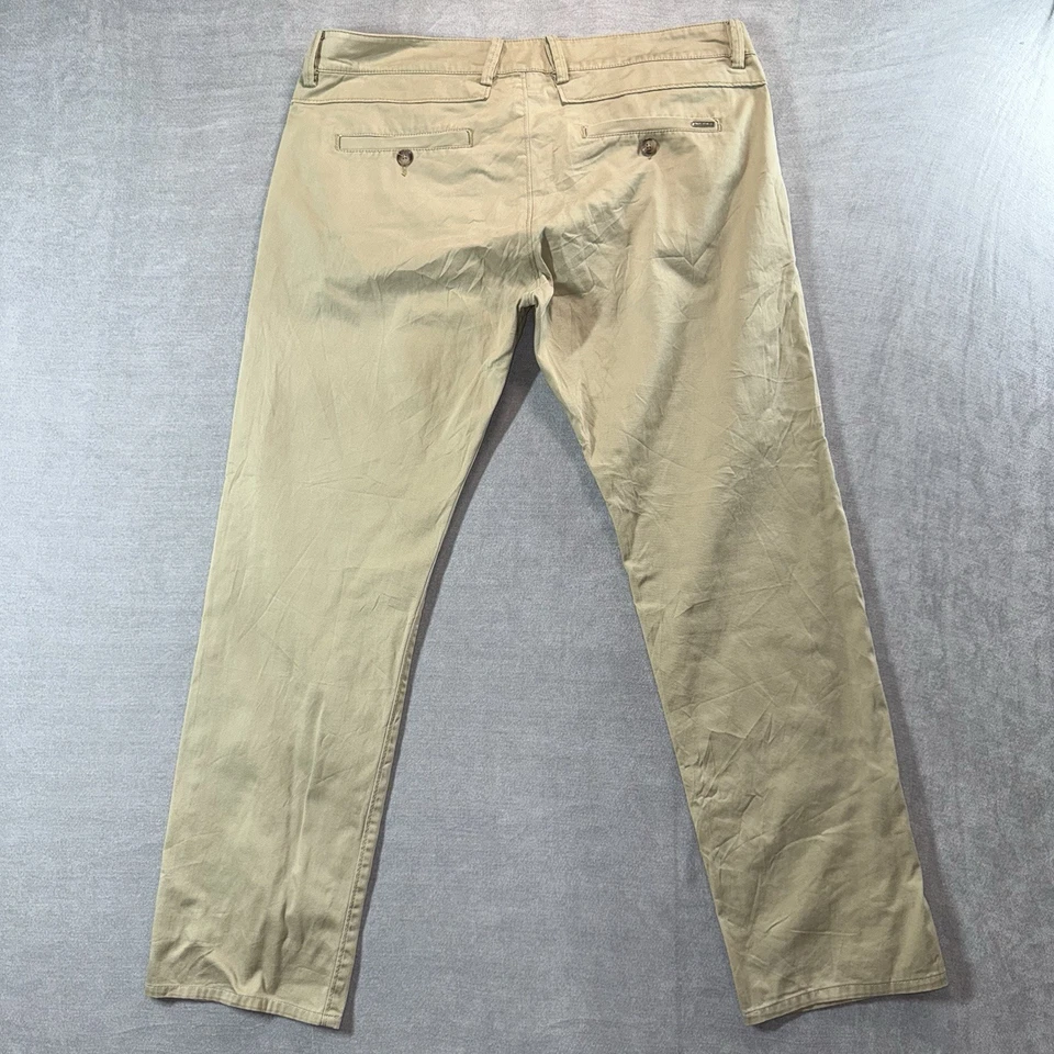 Diesel Khaki Pants Mens 34x29 Tan Beige Chino Pants Stretch Business Casual - Image 3 of 4
