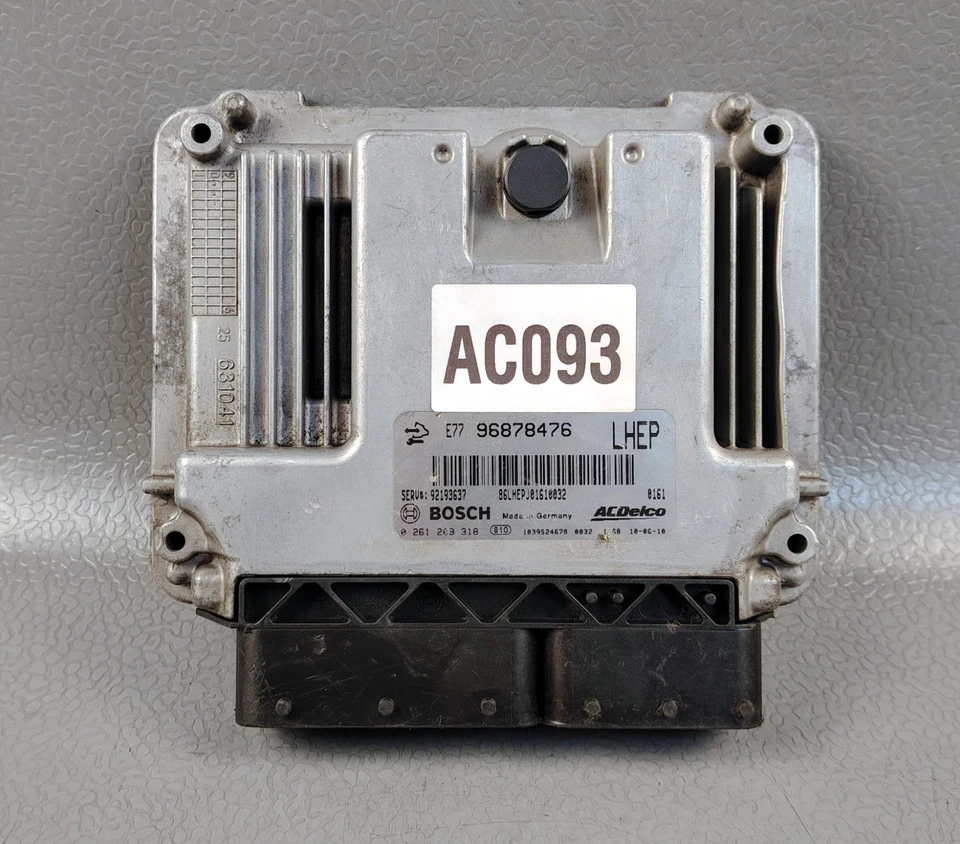 Chevrolet Opel vauxhall Holden Captiva CG Engine Control Unit ECU ECM 0261209318 - Image 4 of 4