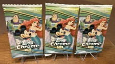 3 Pack Special! 2025 Topps Chrome Sealed Disney Packs!!! 🔥🔥🔥