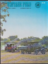 Vintage Ford Model T Club Magazine 9-10 1976