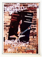 PANTERA DIMEBAG DARRELL~RANDALL GUITAR AMPS~1994 AD ADVERT POSTER PINUP CLIPPING