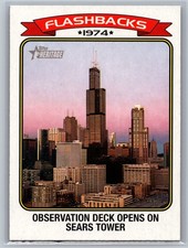 2023 Topps Heritage #NF-1 Sears Tower News Flashbacks