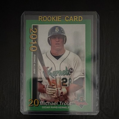 2010 Mike Trout Rookie Rising Alumni Cedar Rapids Kernels #20
