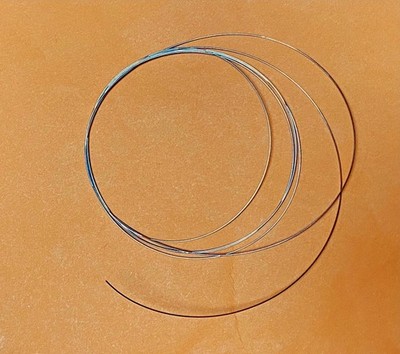 sterling silver round wire gauge 28  for jewelry making,  5 ft