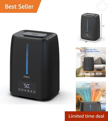 6L Ultrasonic Humidifier with Aroma Diffuser - Perfect for Baby & Large Rooms