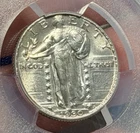 1930 Standing Liberty Quarter FH PCGS Harshly Cleaned UNC Details