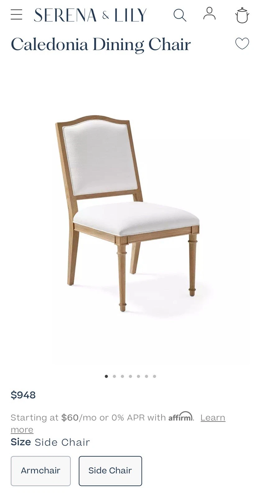 Serena & Lily Caledonia Dining Chair - Thumbnail 3