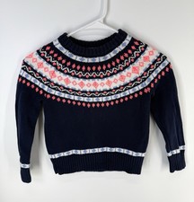 crewcuts Kids Small 6-7 Alpine Fair Isle Sweater J. Crew Cotton