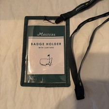 The Masters Augusta National Golf Course Ticket Badge Holder with Lanyard PGA