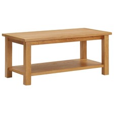 Bois de Chêne Massif Table Basse 90x45x40 cm Table d'Appoint Salon vidaXL