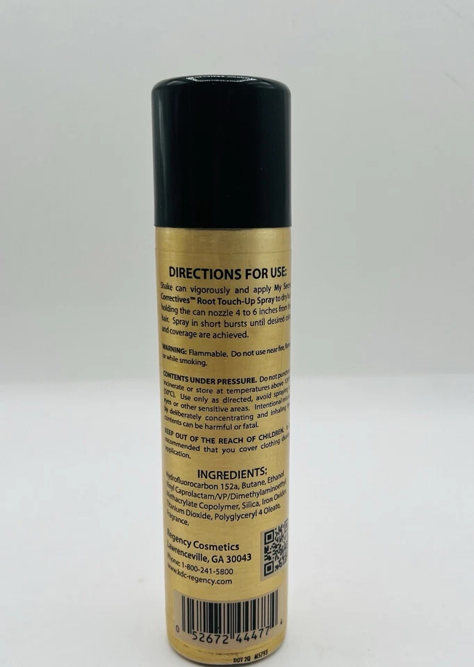 Corrector de color de cabello marrón claro spray retoque raíz 2 oz gris cobertura EE. UU. Foto 2 de 4