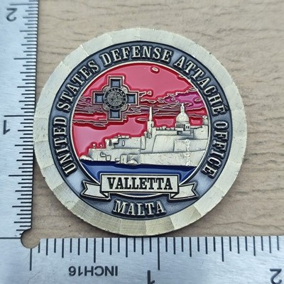 US Defense Attaché Office Valletta Malta Challenge Coin